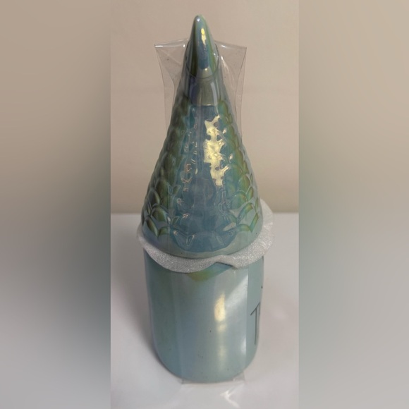 Rae Dunn Mermaid “Seas the day” mug and topper, new - Picture 5 of 6